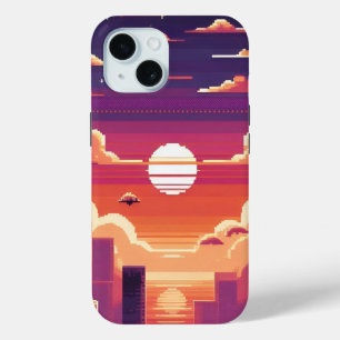 Coque Case-Mate iPhone Pixel Sunset City