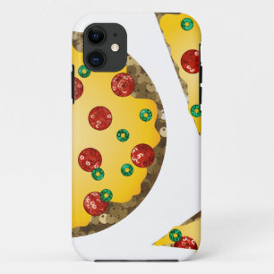 Coques Pour iPhone pizza à paillettes