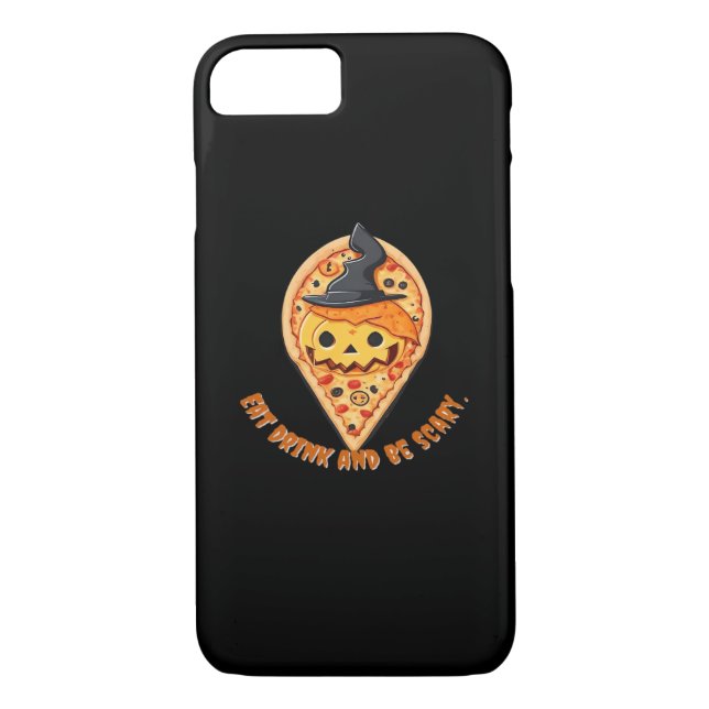 Coques Case-Mate iPhone Pizza Party Halloween Pumpkin Witch Hat Essential (Dos)