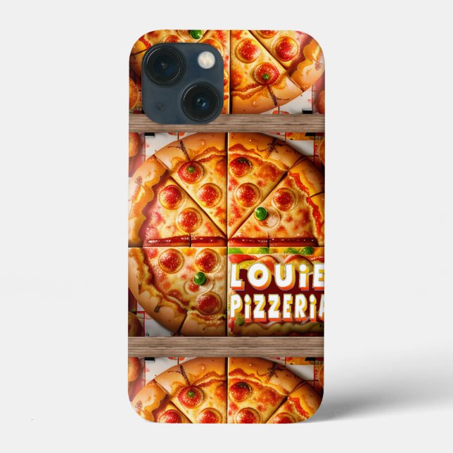 Coques Case-Mate iPhone Pizza Pizzeria Design (Verso)