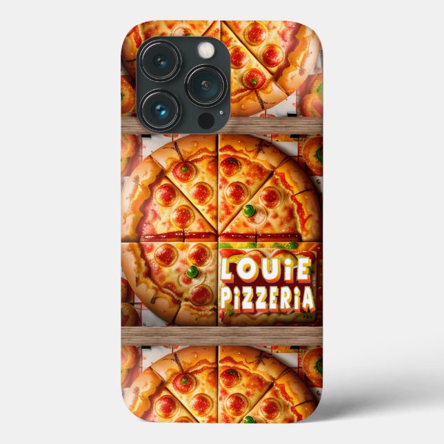 Coques Case-Mate iPhone Pizza Pizzeria Design (Verso)