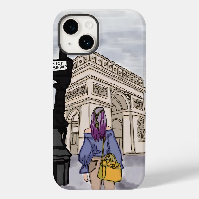 Coques Case-Mate iPhone Place Charles de Gaulle Paris. (Verso)