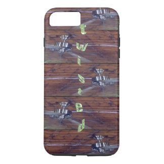 Coque Case-Mate Pour iPhone Plafond en bois, ventilateurs chromés