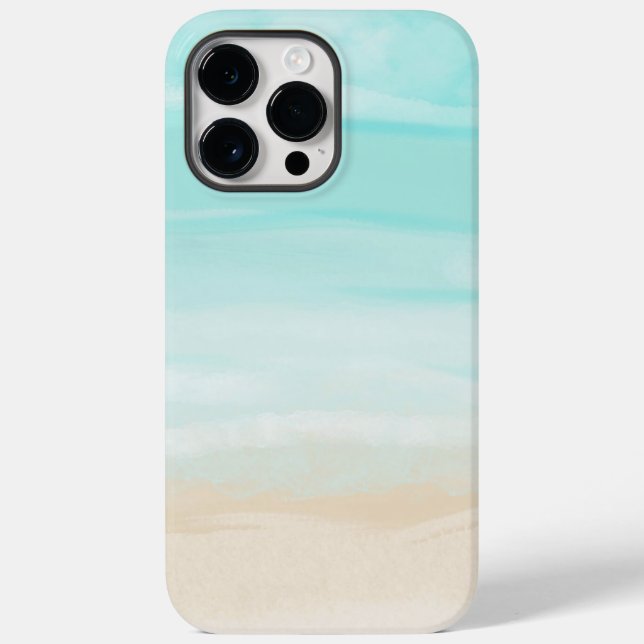 Coques Case-Mate iPhone Plage Abstraite moderne (Verso)