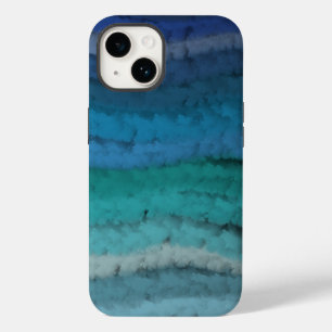 Coque Case-Mate iPhone Plage Côtière Vagues salées sur Noir