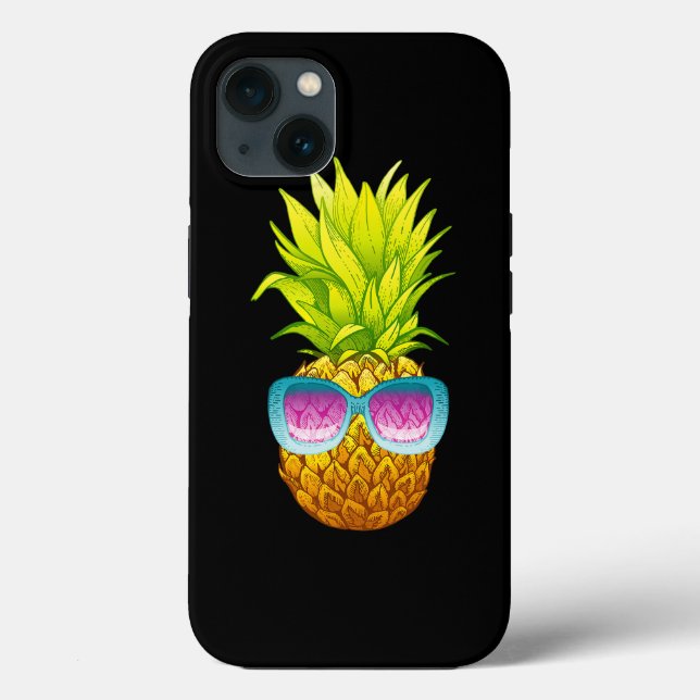 Coques Case-Mate iPhone Plage de Lunettes de soleil ananas amusant été (Verso)