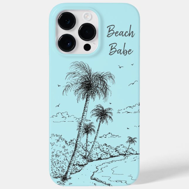 Coques Case-Mate iPhone Plage de Palm Tree (Verso)