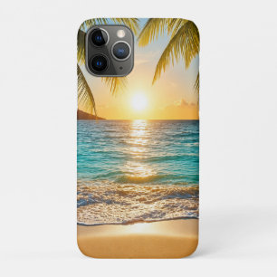 Case-Mate iPhone Case Plage de palmiers au coucher du soleil