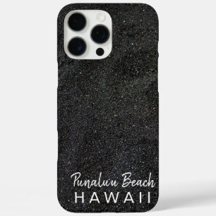 Coque iPhone 16 Pro Max Plage de Punalu'u Hawaii - Plage de sable noir