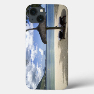 Case-Mate iPhone Case Plage de sable blanc et parapluie