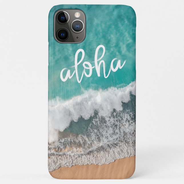 Coques Case-Mate iPhone Plage de sable tropical Aloha avec la mer turquois (Dos)