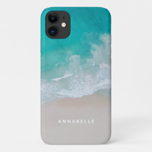 Case-Mate iPhone Case plage de sable tropical océan vagues ensoleillées