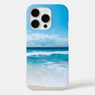 Coque iPhone 16 Pro Plage de sable tropicale moderne