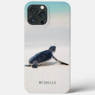 Case-Mate iPhone Case Plage de tortue de mer Océan Nature Nom personnali