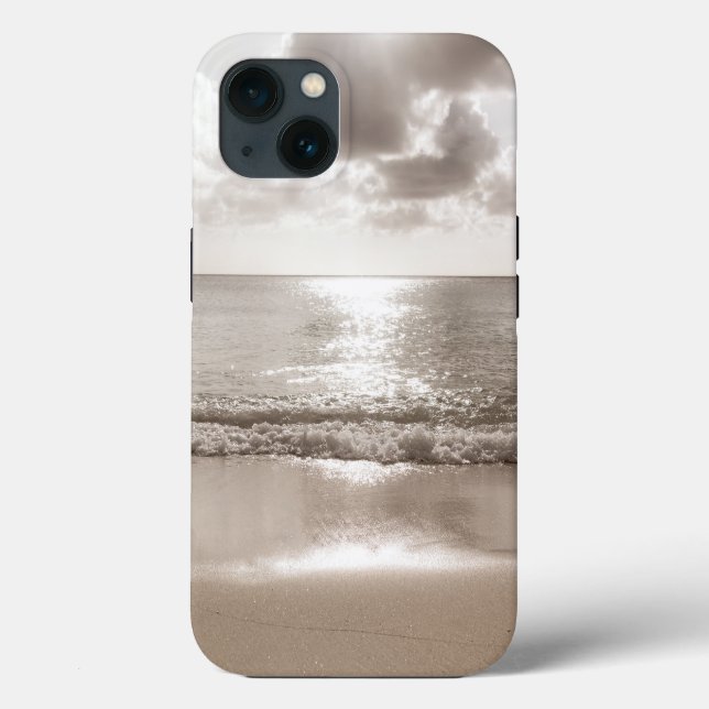 Coques Case-Mate iPhone Plage des Caraïbes Zen Oasis #2 #océan #mur #art (Verso)