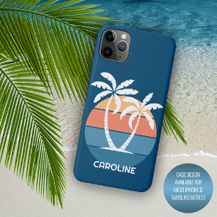 Case-Mate iPhone Case Plage d'île tropicale colorée personnalisée Couche