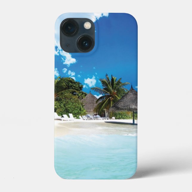 Coques Case-Mate iPhone Plage exotique  (Verso)