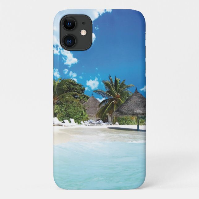 Coques Case-Mate iPhone Plage exotique  (Dos)
