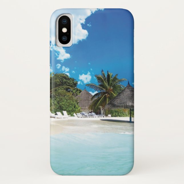 Coques Case-Mate iPhone Plage exotique  (Dos)