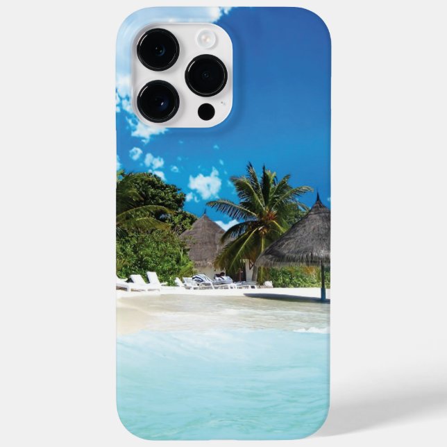 Coques Case-Mate iPhone Plage exotique  (Verso)