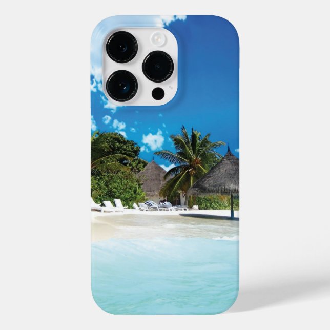 Coques Case-Mate iPhone Plage exotique (Verso)