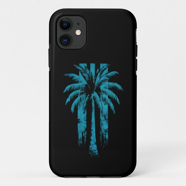 Coques Case-Mate iPhone Plage Hawaïenne Été Vacances Tropicales Palmier (Dos)