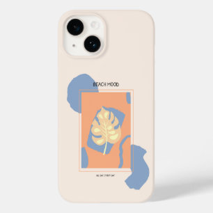 Coque Case-Mate iPhone Plage Humeur Abstrait Feuille tropicale