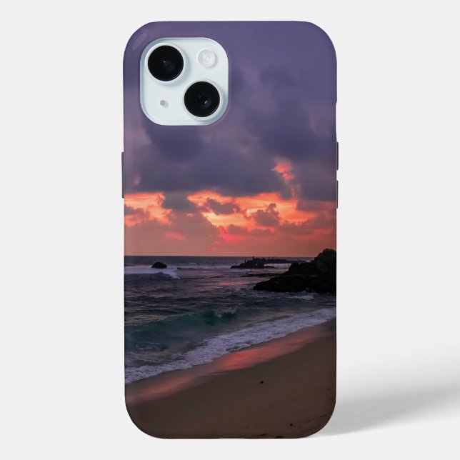 Coques Case-Mate iPhone Plage romantique à Dusk (Verso)