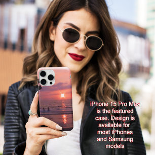 Coque iPhone 15 Pro Max Plage romantique Hawaii Sunset Ocean Beach