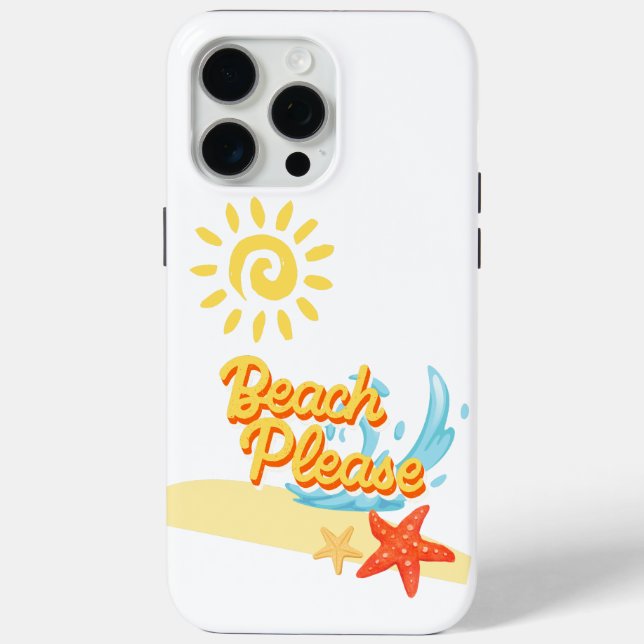 Coques Case-Mate iPhone plage s'il vous plaît (Verso)