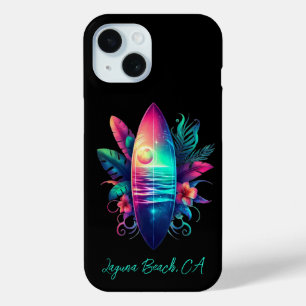Coque Case-Mate iPhone Plage Tropical Surboard