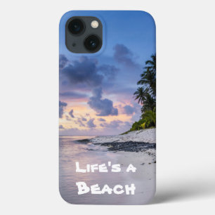 Case-Mate iPhone Case Plage tropicale au coucher du soleil   Sables blan