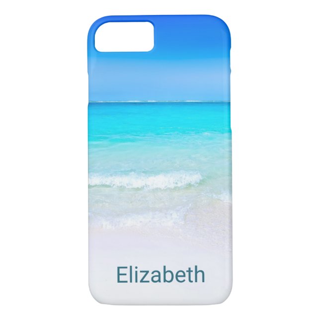 Coques Case-Mate iPhone Plage tropicale avec mer turquoise (Dos)