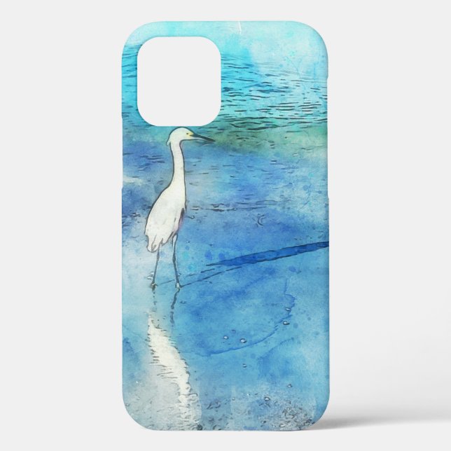 Coques Case-Mate iPhone Plage tropicale dans le bleu turquoise d'Aqua Turq (Verso)