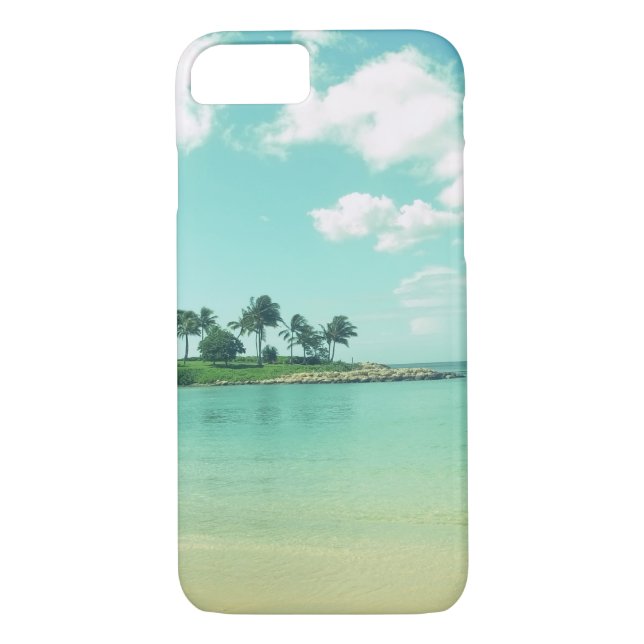 Coques Case-Mate iPhone Plage Turquoise tranquille et sereine à Hawaii (Dos)