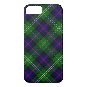 Coque Case-Mate Pour iPhone plaid bleu vert de tartan du sud