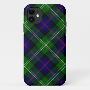 Coque Case-Mate iPhone plaid bleu vert de tartan du sud