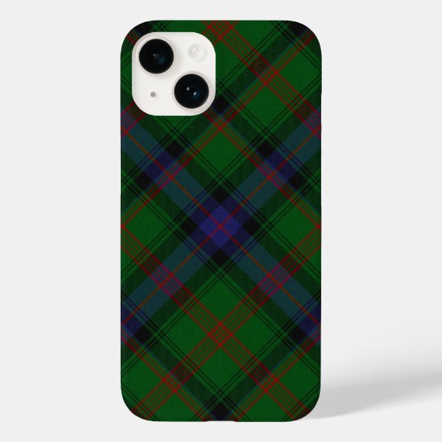 Coques Case-Mate iPhone Plaid bleu vert tartan Park (Verso)