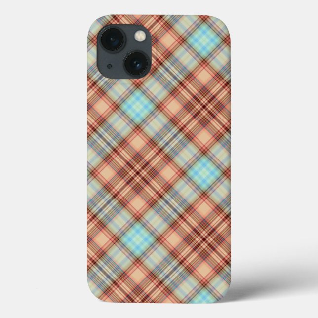 Coques Case-Mate iPhone Plaid doux - Prendre deux (Verso)