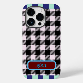Coque Case-Mate iPhone Plaid En vichy personnalisé