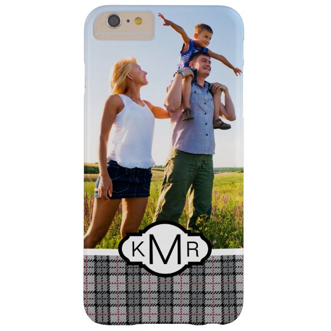 Coques Case-Mate iPhone Plaid fait sur commande de photo et de pixel de (Dos)
