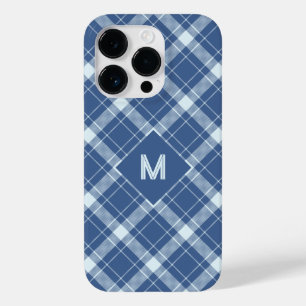 Coque Case-Mate iPhone Plaid Monogramme personnalisé / Motif Tartan