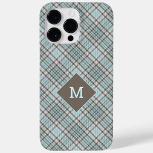 Coque Case-Mate iPhone Plaid Monogramme personnalisé / Motif Tartan