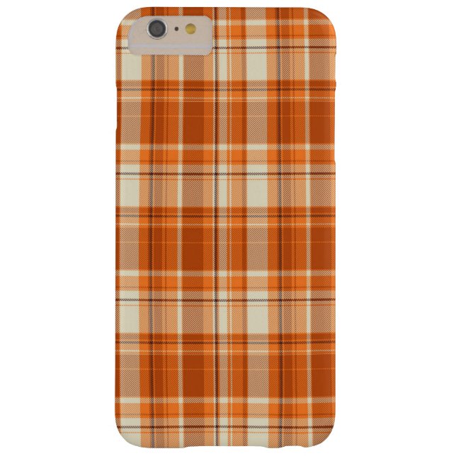 Coques Case-Mate iPhone Plaid orange (Dos)
