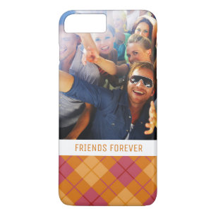 Coque iPhone 8 Plus/7 Plus Plaid polarisé fait sur commande de photo et de