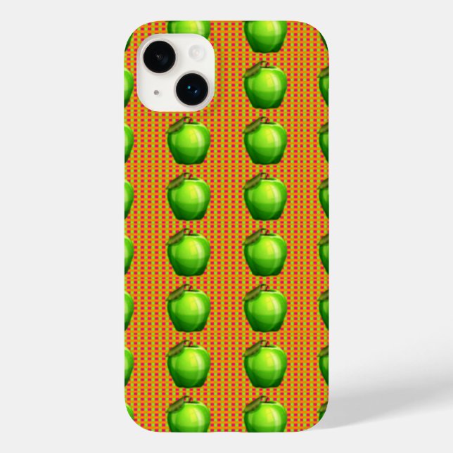 Coques Case-Mate iPhone Plaid Pommes (Verso)
