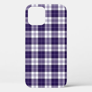 Coque iPhone 12 Pro Plaid pourpre