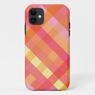 Etui iPhone Case-Mate Plaid rose et orange