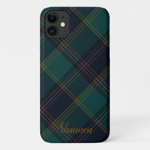 Case-Mate iPhone Case Plaid vert, bleu et aqua personnalisable