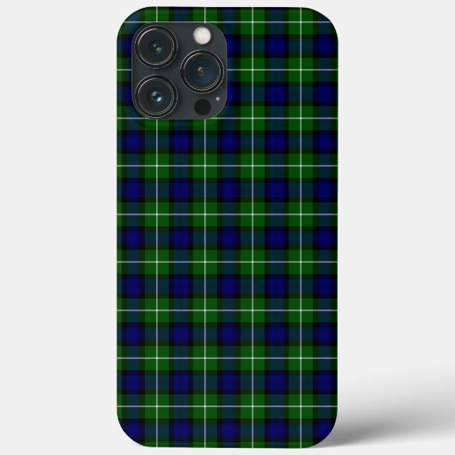Coques Case-Mate iPhone Plaid vert bleu Lamont tartan (Verso)